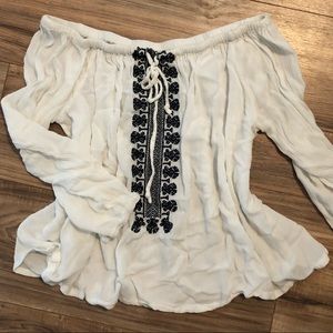 Flowy off the shoulder top